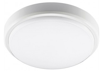 Светильник Jazzway светодиодный (LED) 8Вт IP65 пылевлагозащищенный круглый опаловый пластиковый белый