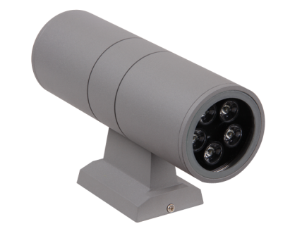 Светильник архитектурной подсветки Jazzway 2-сторонний (LED) 2x5Вт 6500K 24 град. серый