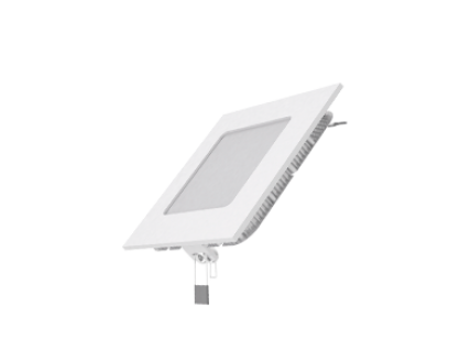 Светодиодный встраиваемый светильник Gauss ультратонкий квадратный IP20 6W 2700K 1/20