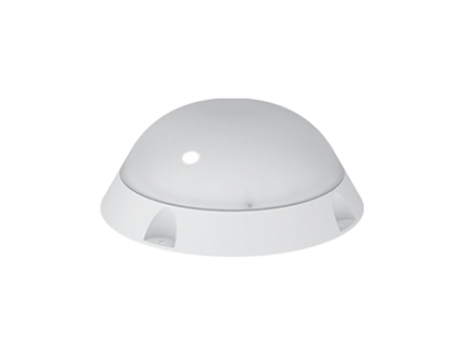 Светильник LED "ВАРТОН" ЖКХ круг IP65 185*70 мм антиванд 10W (диод 0,1W) 4100К с датчиком