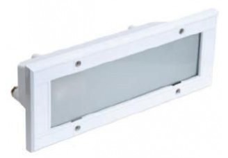 Светильник НВП3114 белый/прямоугольник без решетки 60Вт IP54 IEK