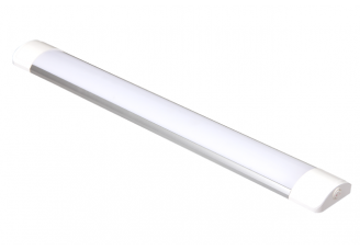 Светильник светодиодный (LED) Jazzway 20Вт плоский закрытый с выключателем / алюминиевый / опаловый 600х75х26