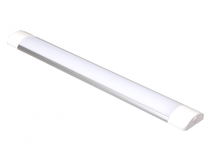Светильник светодиодный (LED) Jazzway 20Вт плоский закрытый с выключателем / алюминиевый / опаловый 600х75х26