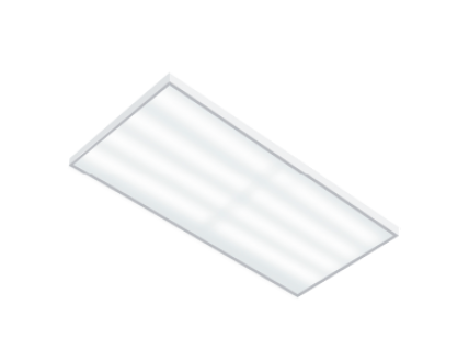 Светильник LED "ВАРТОН" офис встр/накл 1195*595*50мм 72W 6500К без расс-ля