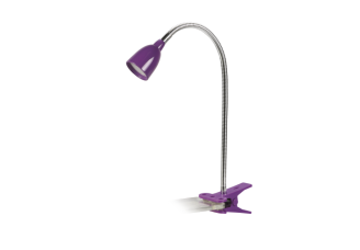 Светильник- прищепка (LED) 4Вт (42 светодиода) гофрированный фиолетовый Jazzway