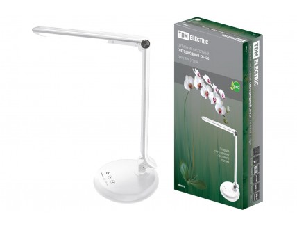Светильник настольный TDM (LED) 8Вт на подставке белый диммируемый