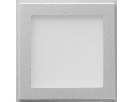Указатель светодиодный с подсветкой белого цвета, окантовка алюминий TX_44 Gira