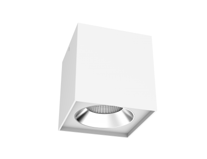 Светильник LED "ВАРТОН" Downlight квадратный накладной 100*110 12W 4000K
