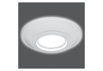 Светильник Gauss Gypsum GY006 белый, Gu5.3, d102 1/24