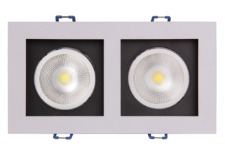 Светильник встр. PSP-S 212 2x8W 4000K 55° White IP40 IP40 Jazzway