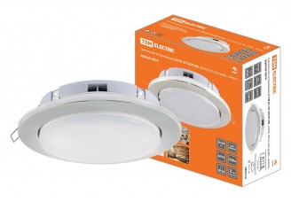 Светильник встраиваемый СВ 01-07 GX70-H5, 220 В, 50 Гц, без рефл., никель, TDM