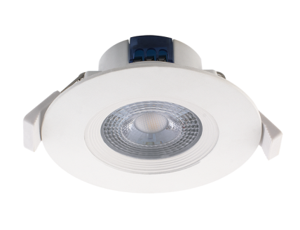 Светильник встр. (LED) 7Вт 490лм 4000K 38° D90 h39 IP40 бел. пласт. Jazzway