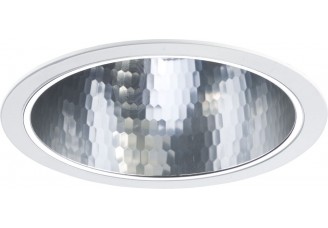 Светильник встр. DownLight (КЛЛ_G24d-3) 2x26Вт D236 бел./зерк. рефл. (ЭмПРА) IP20 СТ