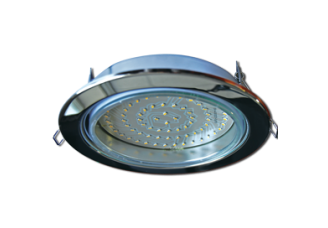 Светильник Ecola (ЭСЛ/LЕD) GX70 встраиваемый хром