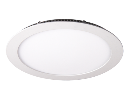 Светильник КРУГЛ. встр. (LED) 8Вт 530лм 6500К D120x19мм бел. jazzway