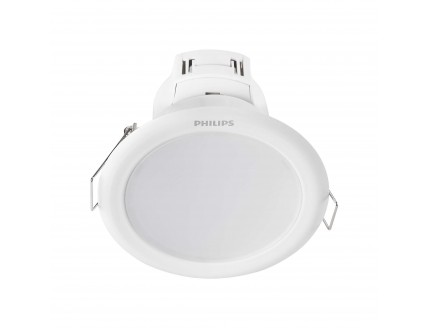 Светильник встраиваемый Philips светодиодный (LED) 5.5Вт 285лм белый 2700К D105 h60 IP20 матовый рассеиватель