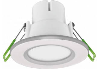 Светильник встраиваемый светодиодный (LED) Navigator 5Вт 350лм серебро 3000К D83х58 мм IP44 матовый рассеивате