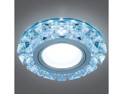 Светильник Gauss Backlight BL050 Кругл. Кристалл/Хром, Gu5.3, LED 4100K 1/40