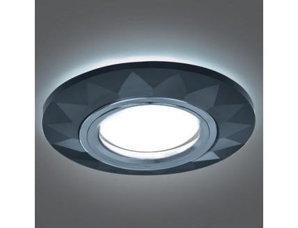 Светильник Gauss Backlight BL058 Круг Гран. Графит/Хром, Gu5.3, LED 4100K 1/40