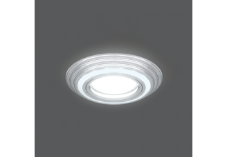 Светильник Gauss Backlight BL139 Кругл. Хром. Gu5.3, 3W, LED 4000K 1/40