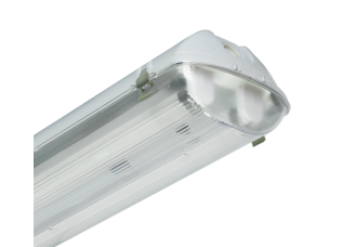 Светильник люминесцентный (ЛЛ) Ардатов 2x36Вт пылевлагозащищенный IP65 прозрачный рассеиватель (дроссель, без