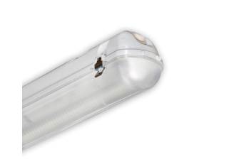 Светильник люминесцентный (ЛЛ)Ардатов 1x36Вт пылевлагозащищенный IP65 прозрачный рассеиватель