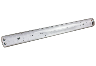 Светильник (LED) 2х18Вт (без ламп!) пылевл-защ. IP65 1260х101х84мм ASD-LLT