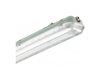 Светильник люминесцентный (ЛЛ) Philips 2x36Вт пылевлагозащищенный IP65 (с ЭПРА) гермовводы 2 шт, крепежная пла
