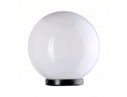 Светильник уличный Световые технологии "шар" D250 мм 60Вт Е27 IP44 пластиковый опаловый / на трубу d60 мм