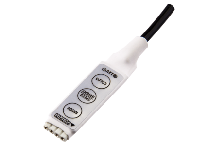 Мини-контроллер RGB 12В/144Вт (УПАКОВКА-3ШТ) белый Jazzway