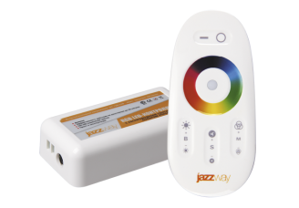 Контроллер Jazzway для светодиодной ленты и ДУ IP20 216Вт-12В/432Вт-24В DC 115х56х22 белый