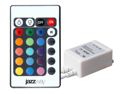 Контроллер RGB ZC-1000RC 12V 3x2А = 72w (IR) Jazzway