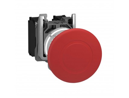 Кнопка "Гриб" действия "тяни-толкай" (1НО+1НЗ)