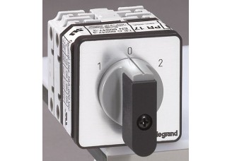 Переключатель PR17 "1-0-2" 45гр. 20А 2Р Legrand
