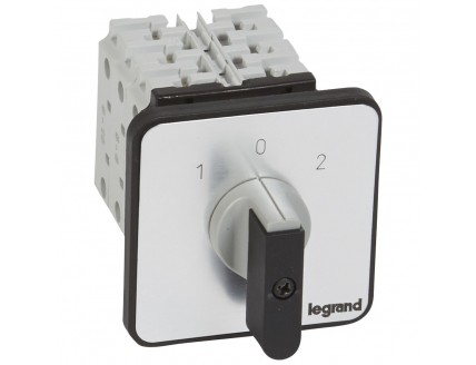 Переключатель PR26 "1-0-2" 45гр. 32А 4Р Legrand
