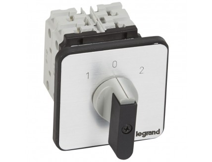 Переключатель PR26 "1-0-2" 45гр. 32А 3Р Legrand