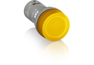 Лампа CL2-623Y желтая со встроенным светодиодом 230В AC с защитой от наводок с напряжением до 60В