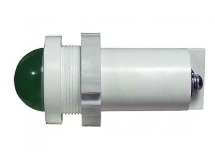 Светодиод. коммутат. лампа зеленая 380В АС/DC, D=22мм СКЛ