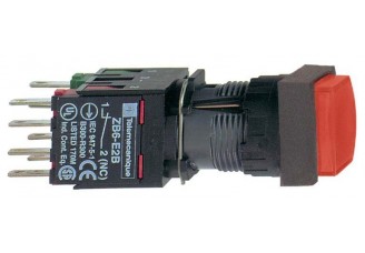 КНОПКА 16ММ КРАСНАЯ С ВОЗВРАТОМ XB6CL42B