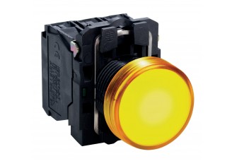 Сигнальная лампа-светодиод желтая 24В