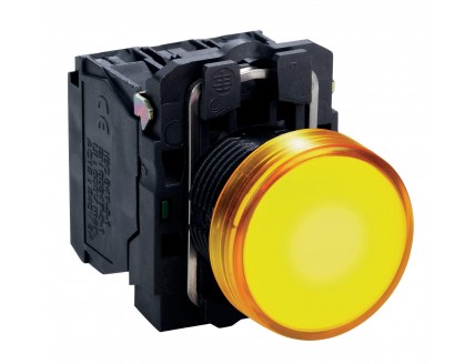 Сигнальная лампа-светодиод желтая 24В
