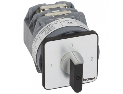 Переключатель PR63 "1-0-2" 90гр. 63А 2Р Legrand