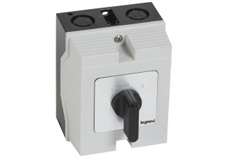 Переключатель PR12 "1-0-2" 16А 3Р в боксе 96х120мм IP65