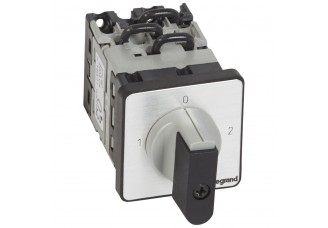 Переключатель PR12 "1-0-2" 90гр. 16А 4Р Legrand