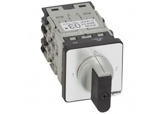 Переключатель PR21 "1-0-2" 90гр. 25А 2Р Legrand