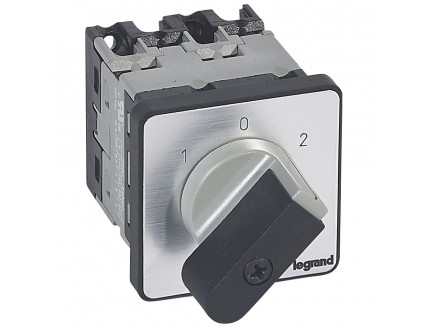 Переключатель PR12 "1-0-2" 45гр. 16А 3Р Legrand