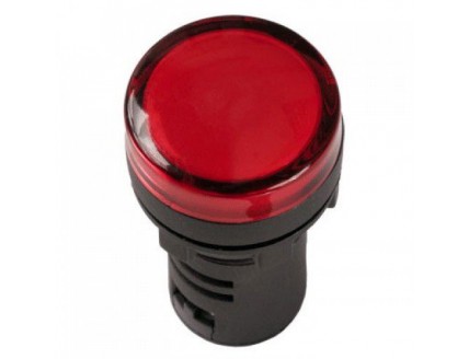 Лампа AD22DS LED-матрица d22мм красный 12В АС/DC ИЭК