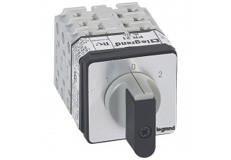 Переключатель PR21 "1-0-2" 45гр. 25А 4Р Legrand