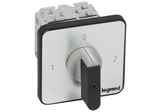 Переключатель PR40 "1-0-2" 90гр. 50А 2Р Legrand