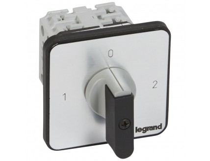 Переключатель PR40 "1-0-2" 90гр. 50А 2Р Legrand